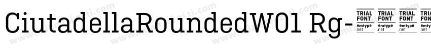 CiutadellaRoundedW01 Rg字体转换